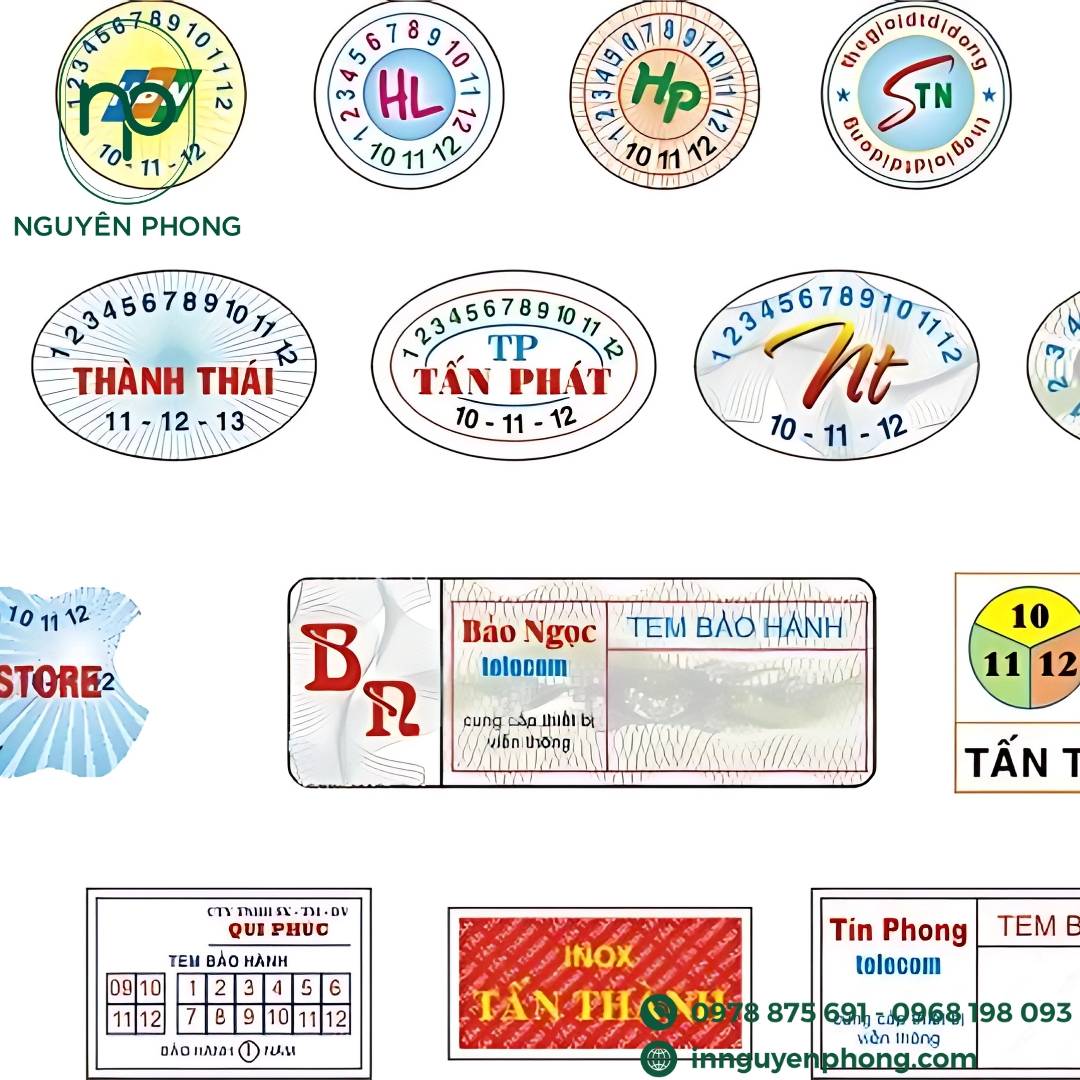 in tem vỡ bảo hành